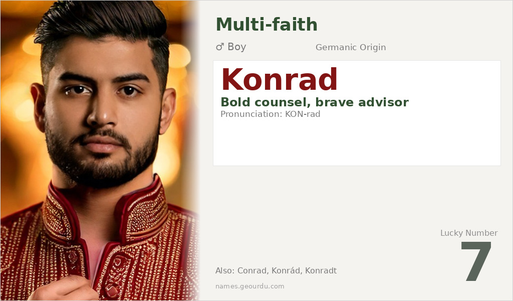 Konrad Name Meaning and Details