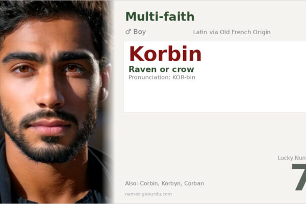Korbin Name Meaning — Raven Origin, Boy Name & Details (2025)