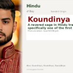 Koundinya Name Meaning and Details