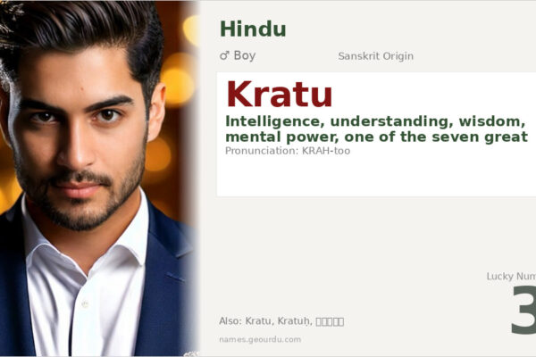 Kratu Name Meaning — Sanskrit Origin, Hindu Boy Name & Sage (2025)