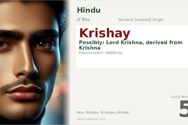 Krishay Name Meaning — Origin, Gender & Details (2025)