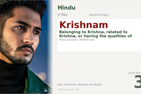 Krishnam Meaning — Sanskrit Origin, Boy Name & Details (2025)