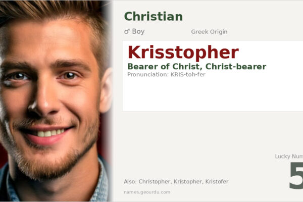 Krisstopher Name Meaning — Greek Origin, Boy Name & Details (2025)
