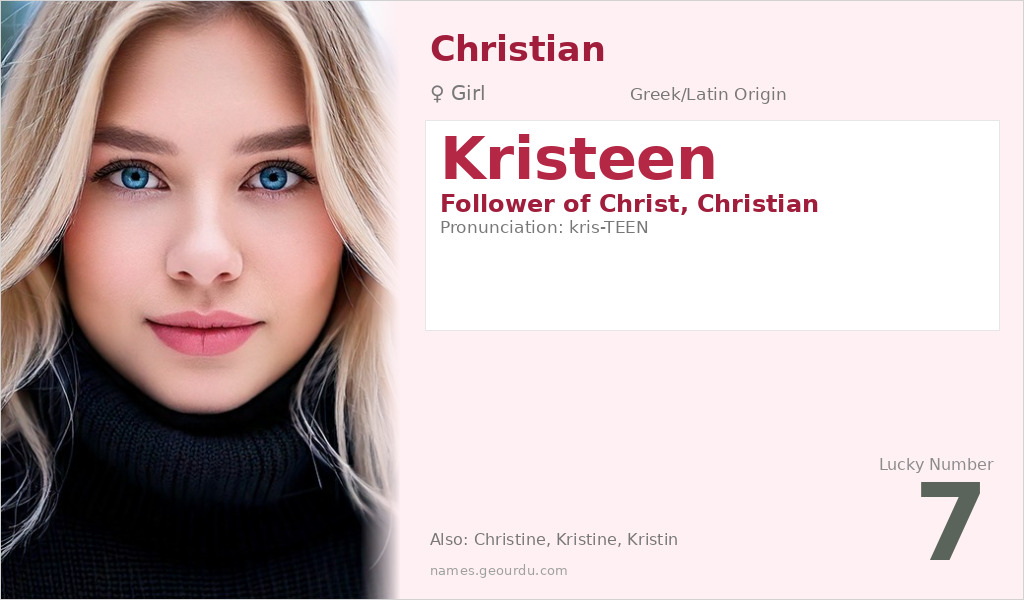 Kristeen Name Meaning and Details