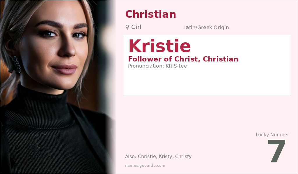 Kristie Name Meaning and Details