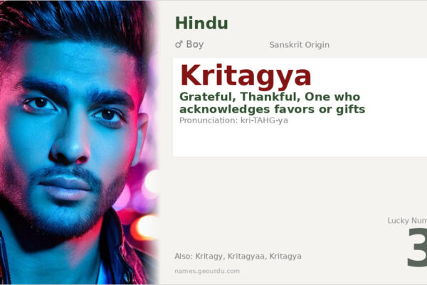 Kritagya Name Meaning — Sanskrit Origin, Boy Name & Details (2025)