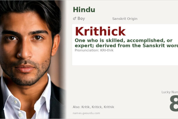 Krithick Meaning — Origin, Gender & Details (2025)