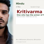 Kritivarma Name Meaning and Details