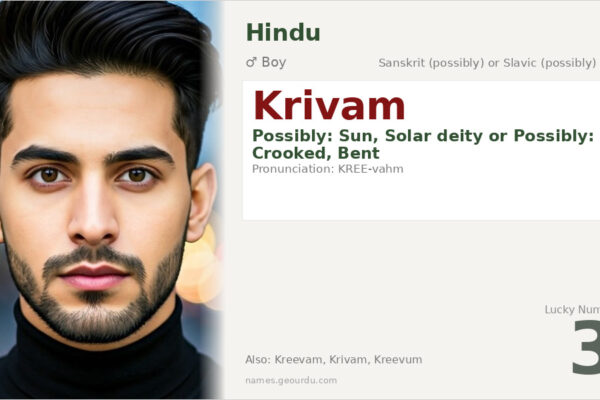 Krivam Name Meaning — Origin, Gender & Details (2025)
