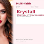 Krystall Name Meaning and Details