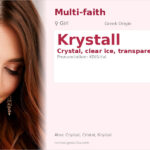 Krystall Name Meaning and Details