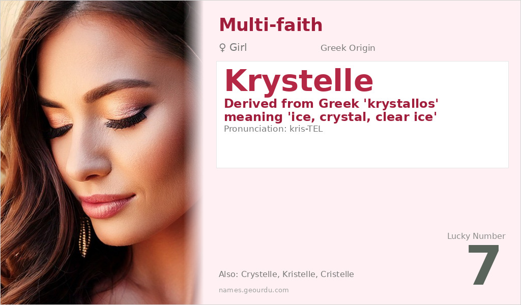 Krystelle Name Meaning and Details