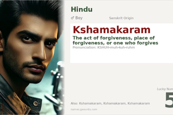 Kshamakaram Meaning — Sanskrit Origin, Boy Name & Details (2025)