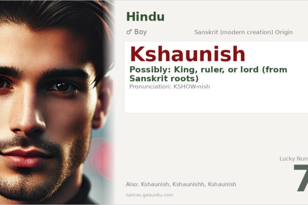 Kshaunish Name Meaning — Origin, Gender & Details (2025)