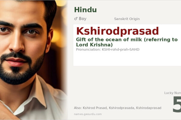 Kshirodprasad Meaning — Sanskrit Origin, Boy Name & Details (2025)