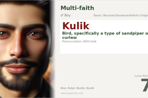Kulik Name Meaning — Slavic Origin, Bird Symbolism & Details