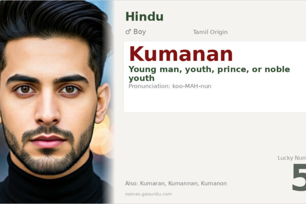Kumanan Name Meaning — Tamil Origin, Boy Name & Details (2025)