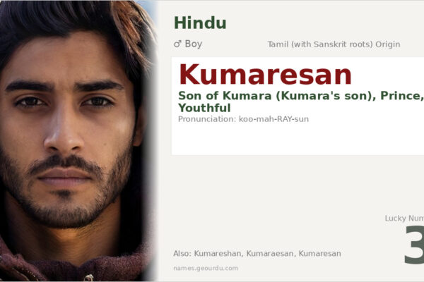 Kumaresan Name Meaning — Tamil Origin, Boy & Details (2025)