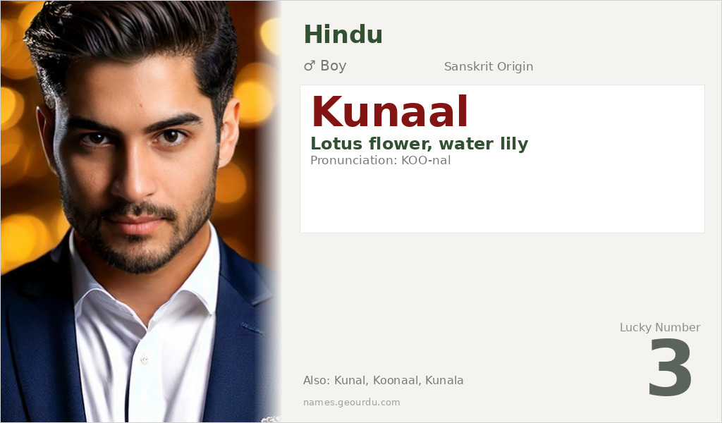 Kunaal Name Meaning and Details
