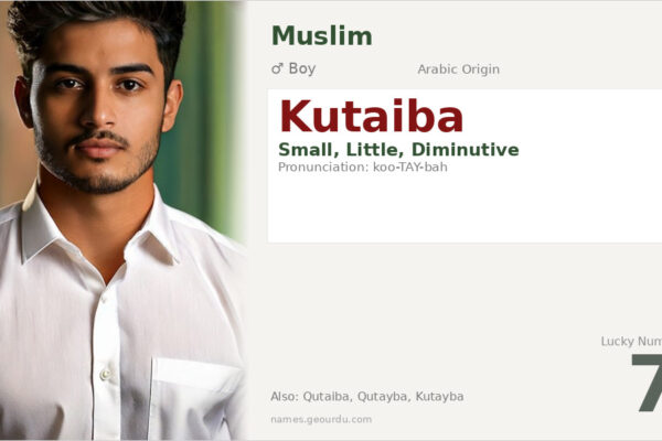 Kutaiba Name Meaning — Arabic Origin, Boy Name & History (2025)