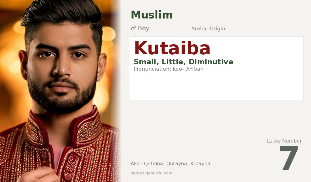 Kutaiba Name Meaning and Details