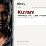 Kuvam Name Meaning and Details