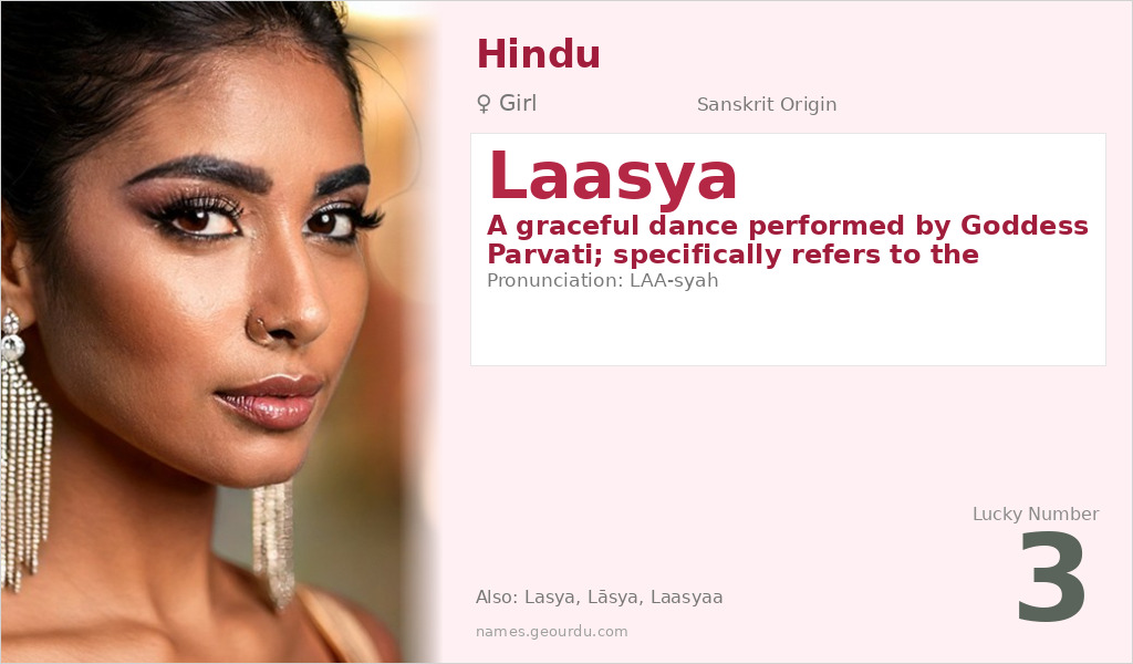 Laasya Name Meaning and Details