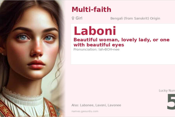 Laboni Name Meaning — Origin, Gender & Details (2025)