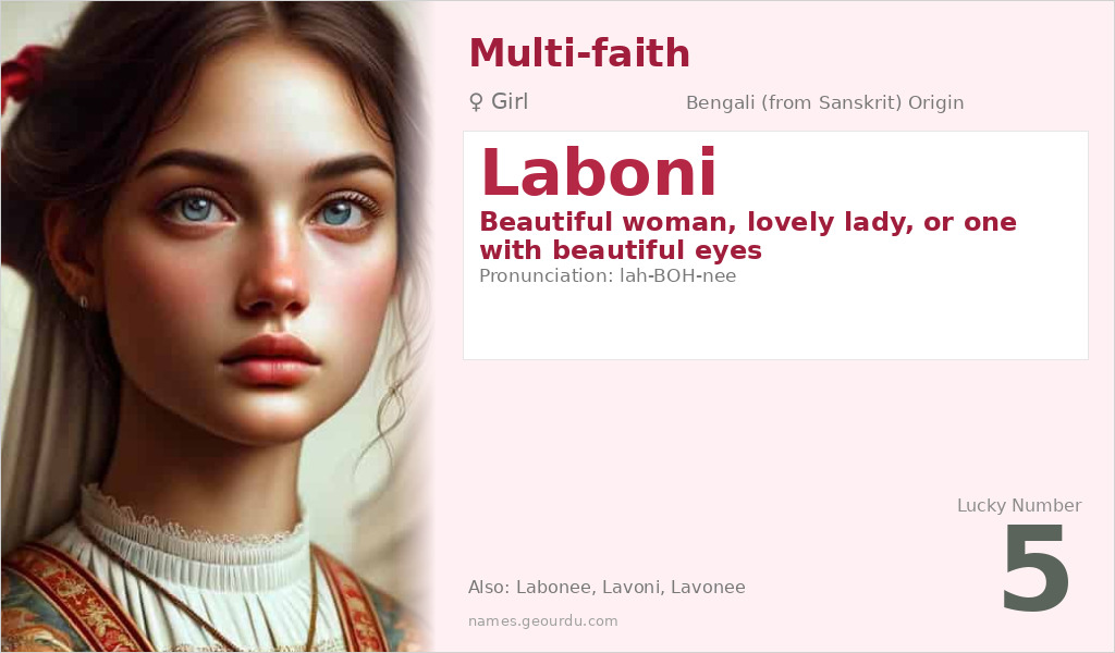 Laboni Name Meaning and Details