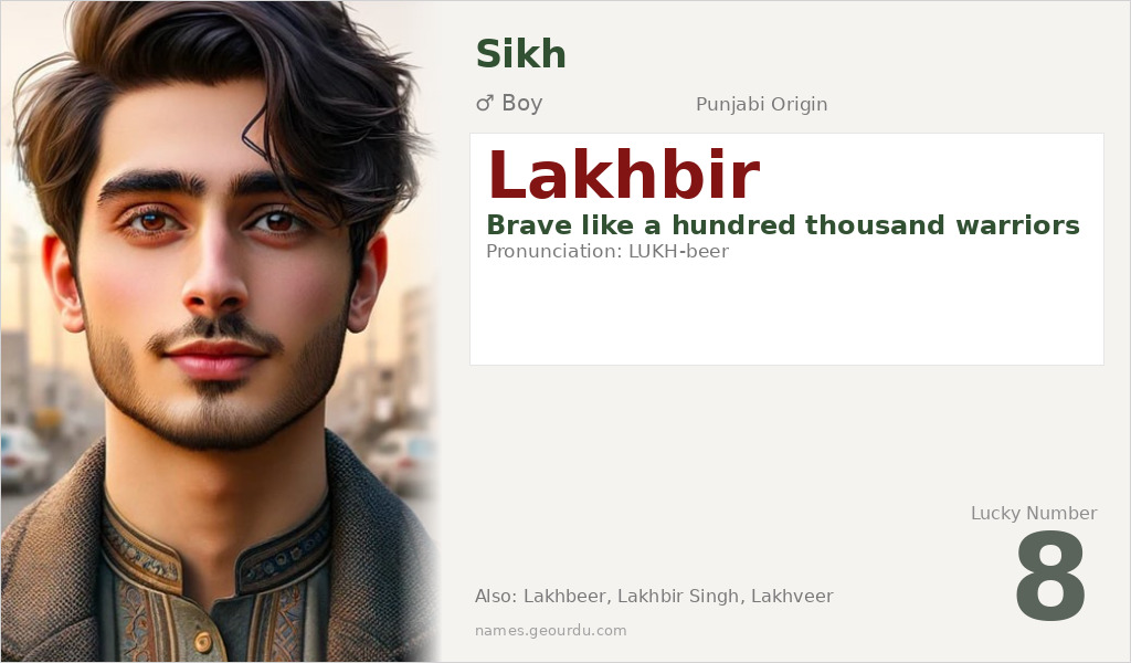 Lakhbir Name Meaning and Details