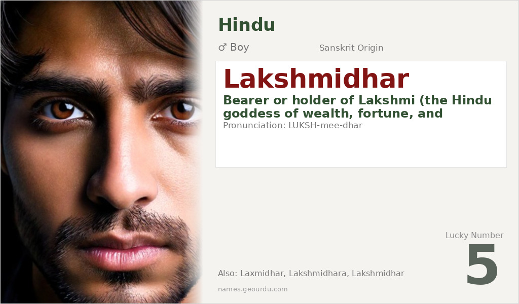 Lakshmidhar Name Meaning and Details