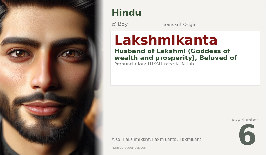 Lakshmikanta Name Meaning and Details