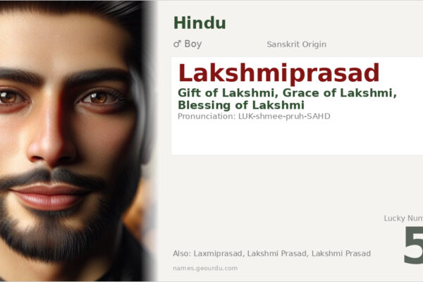 Lakshmiprasad Meaning — Sanskrit Origin, Boy Name & Details (2025)