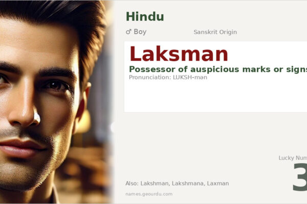 Laksman Name Meaning — Sanskrit Origin, Boy Name & Details (2025)