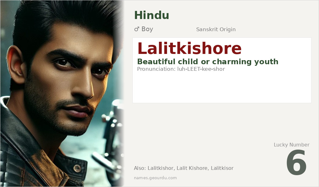 Lalitkishore Name Meaning and Details