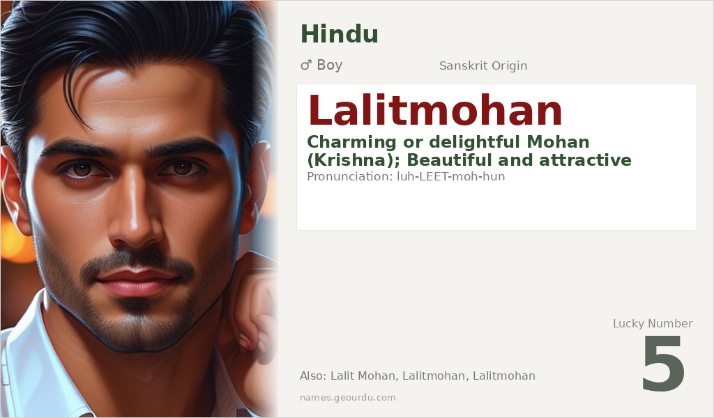 Lalitmohan Name Meaning and Details