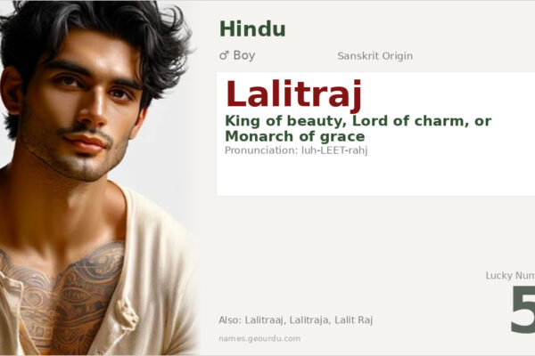 Lalitraj Name Meaning — Sanskrit Origin, Boy Name & Details (2025)