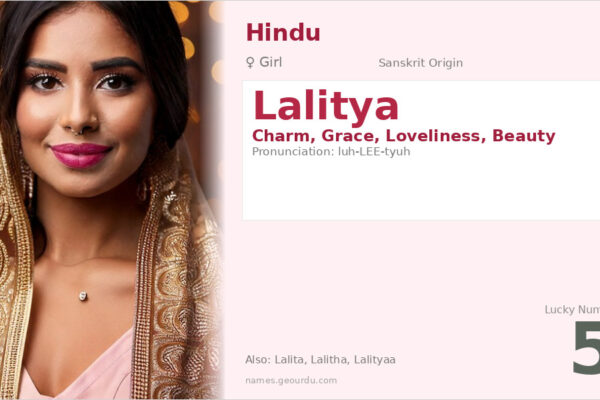 Lalitya Name Meaning — Origin, Gender & Details (2025)
