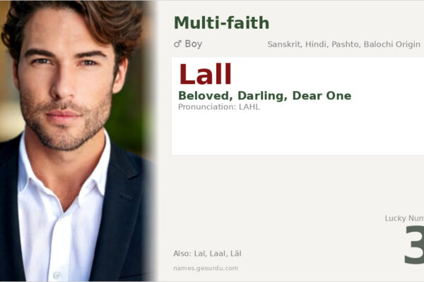 Lall Name Meaning — Origin, Gender & Details (2025)