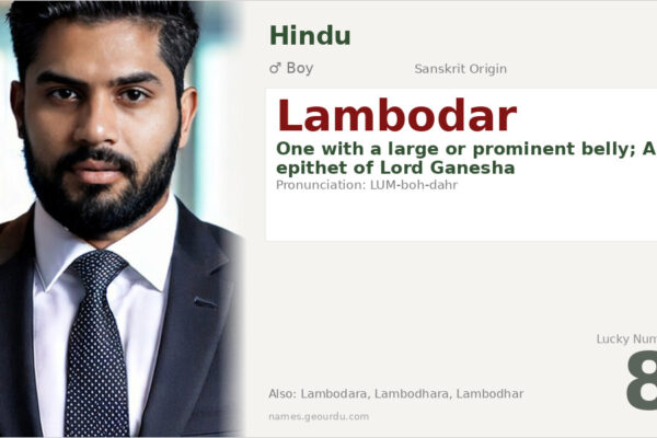 Lambodar Meaning — Sanskrit Origin, Hindu Boy Name & Ganesha Connection (2025)