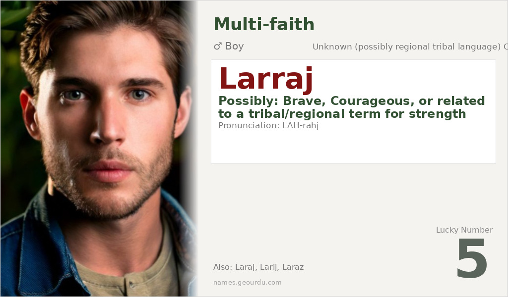 Larraj Name Meaning and Details