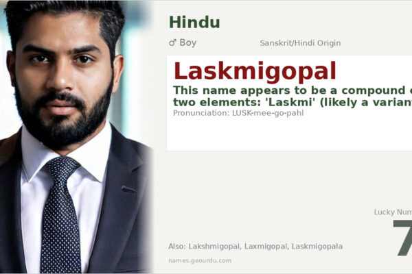 Laskmigopal Meaning — Hindu Boy Name with Sanskrit Origins (2025)