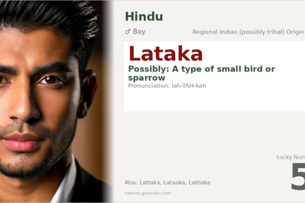 Lataka Name Meaning — Origin, Gender & Details (2025)