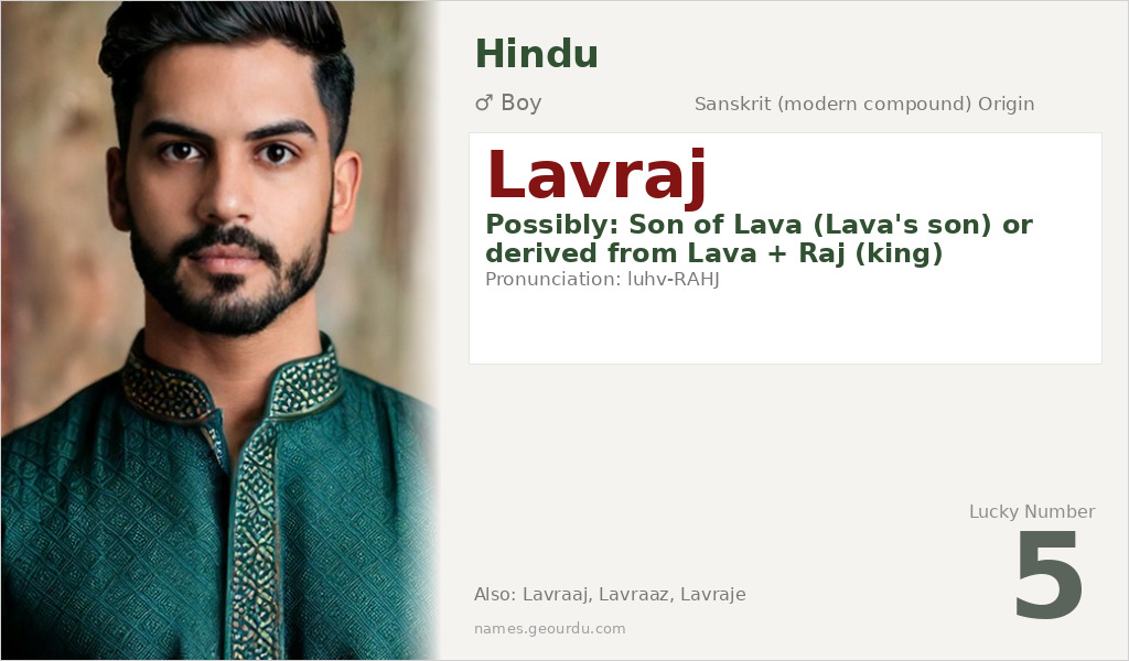 Lavraj Name Meaning and Details