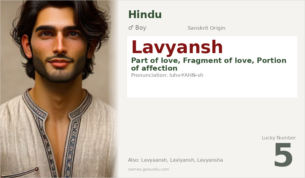 Lavyansh Name Meaning and Details