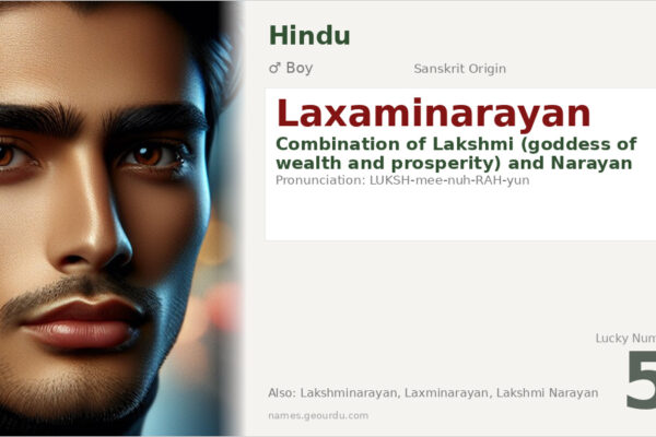 Laxaminarayan Meaning — Hindu Boy Name Origin & Details (2025)