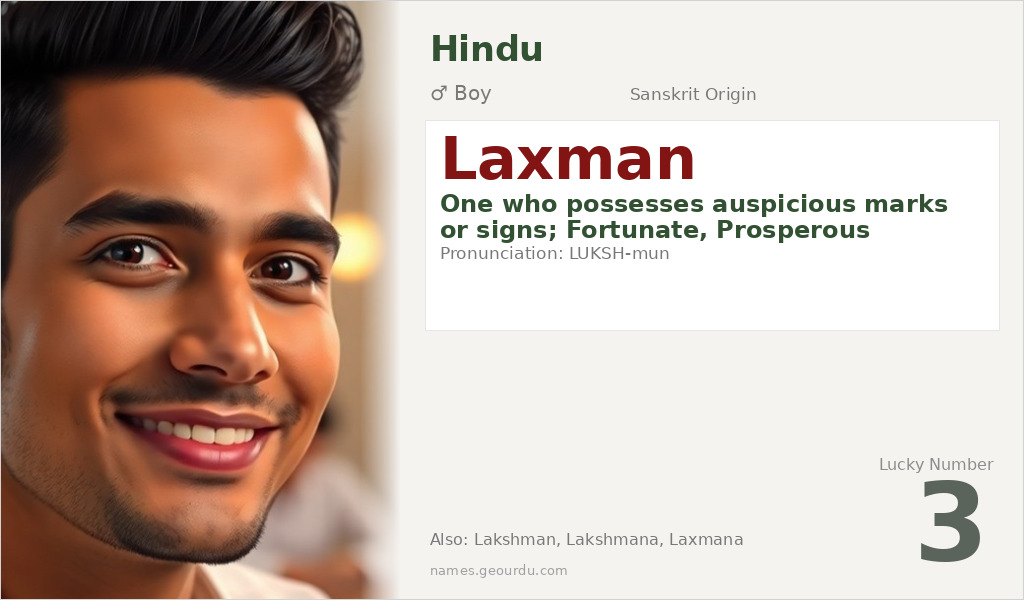 Laxman Name Meaning and Details