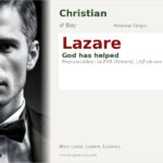 Lazare Name Meaning and Details