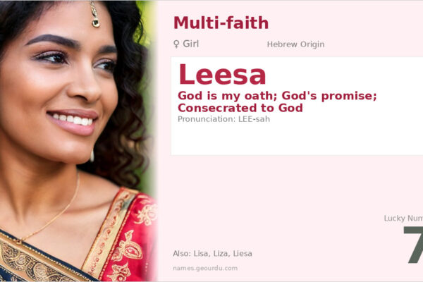 Leesa Name Meaning — Hebrew Origin, Girl Name & Details (2025)