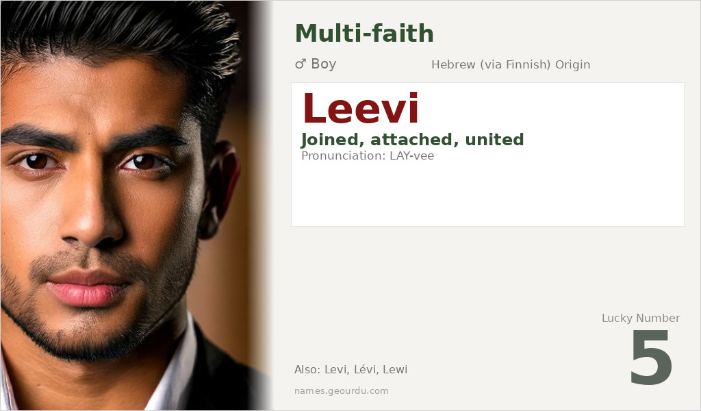 Leevi Name Meaning and Details